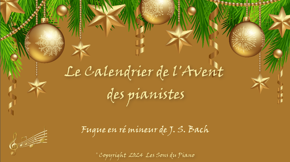 Calendrier de l'Avent Les Sons du Piano